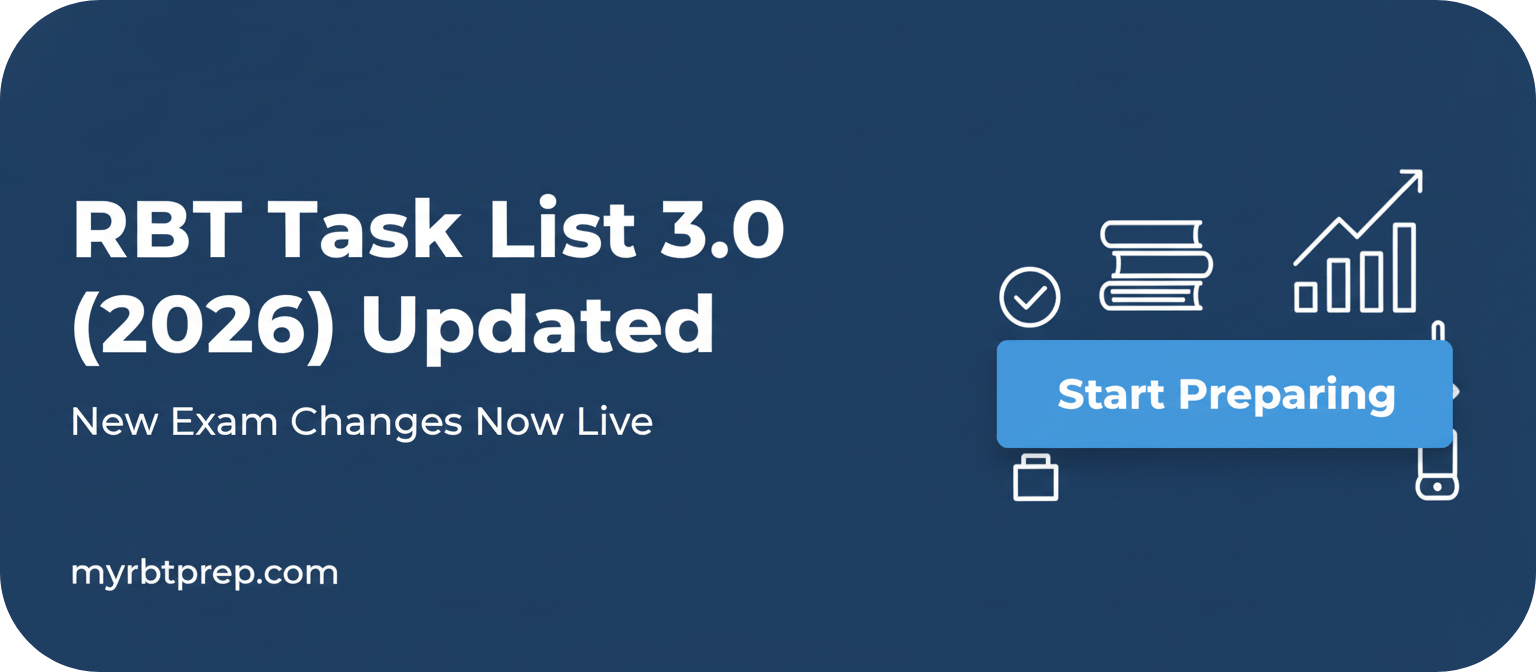 Task List 3.0 RBT Exam