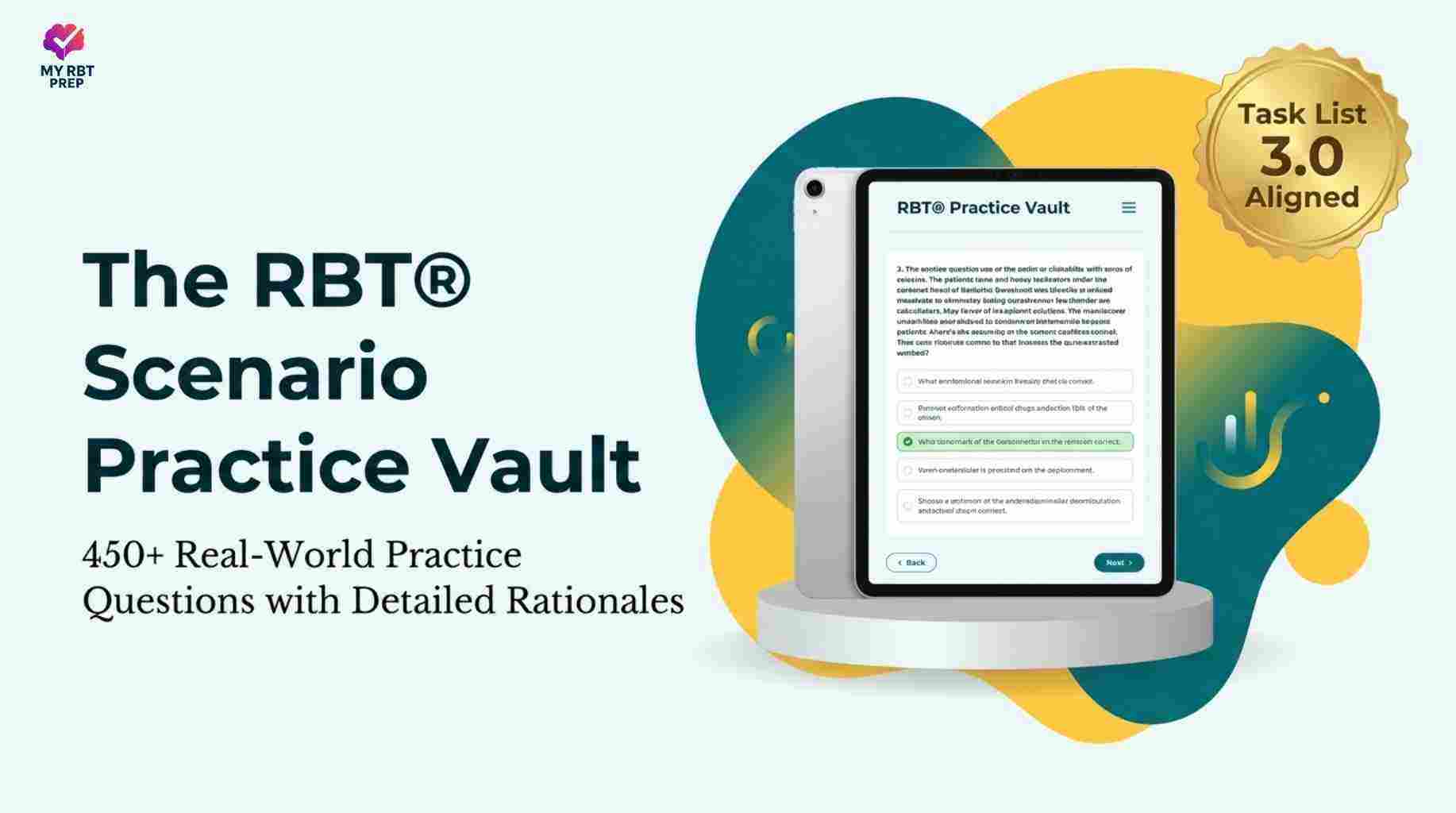 RBT Exam Super Full Practice Bundle – 600+ Real Exam Style Practice Questions with Detailed Rationales (Task List 3.0) + Full Length Mock Exams, Workbook + More - Image 29