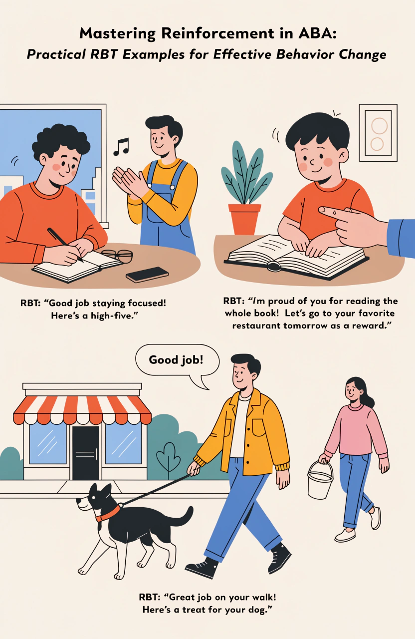 Reinforcement in ABA: Practical RBT Examples for Effective Behavior Change