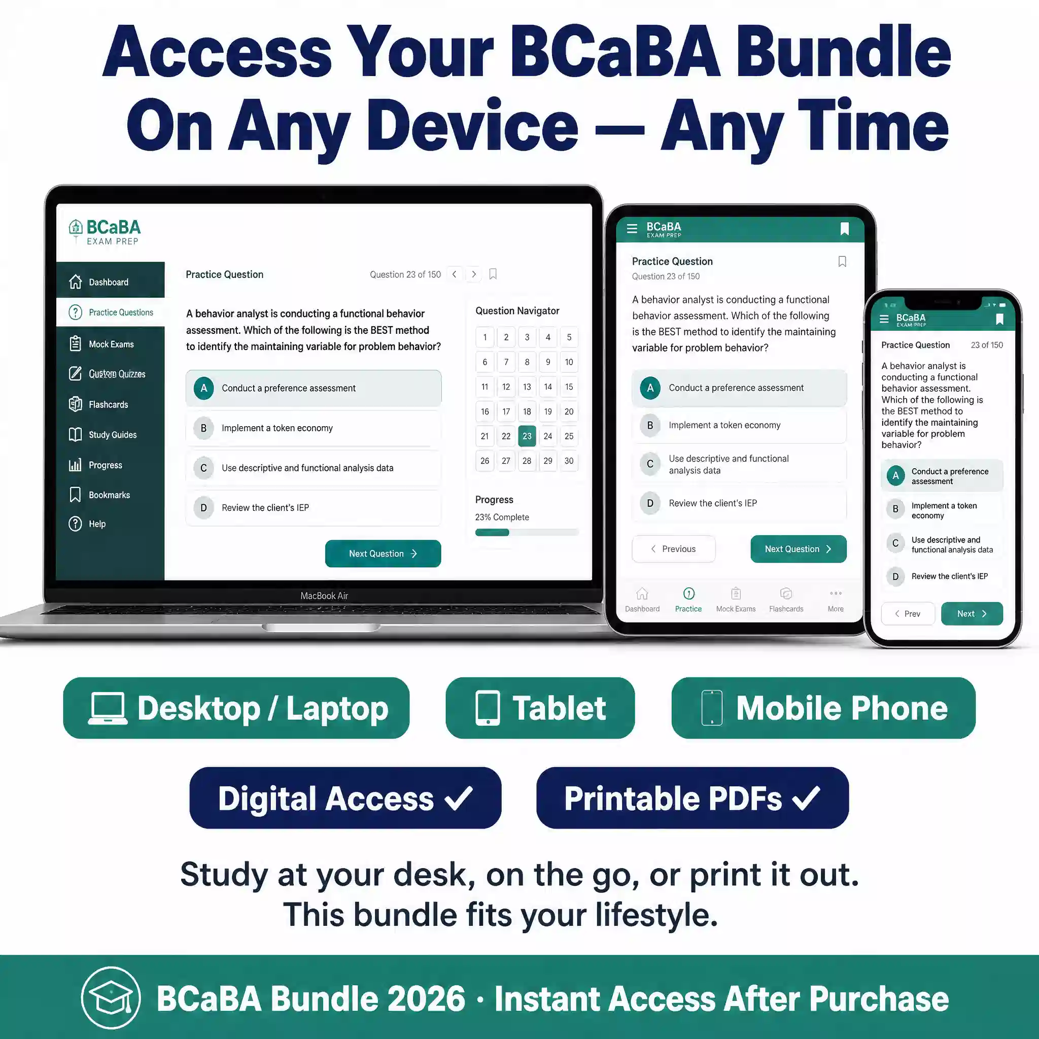 BCaBA Mock Exams Super Practice Bundle (2026 Edition) – 9x Full Length Mock Exams, 5x Additional Mock Mini Exams 2x Advance Mocks (Exam Ready Practice Bundle) - Image 55